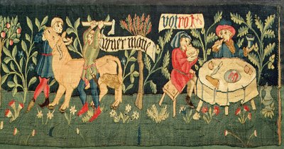 Tapestry with Labours of the Months by Unbekannt Unbekannt